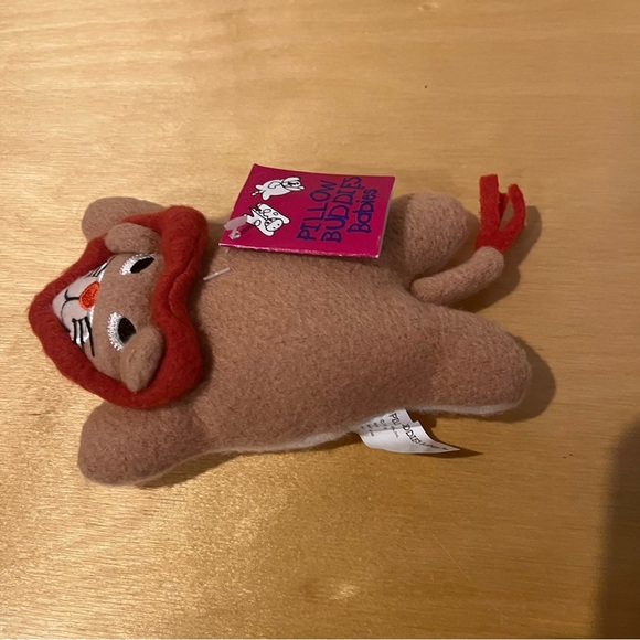 Vtg Crown Crafts Pillow Buddies Babies 6" Rorie Lion Plush 1997 Beanie - Picture 2 of 7